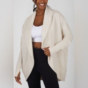 YOGALICIOUS London Open Front Scuba Knit Cardigan